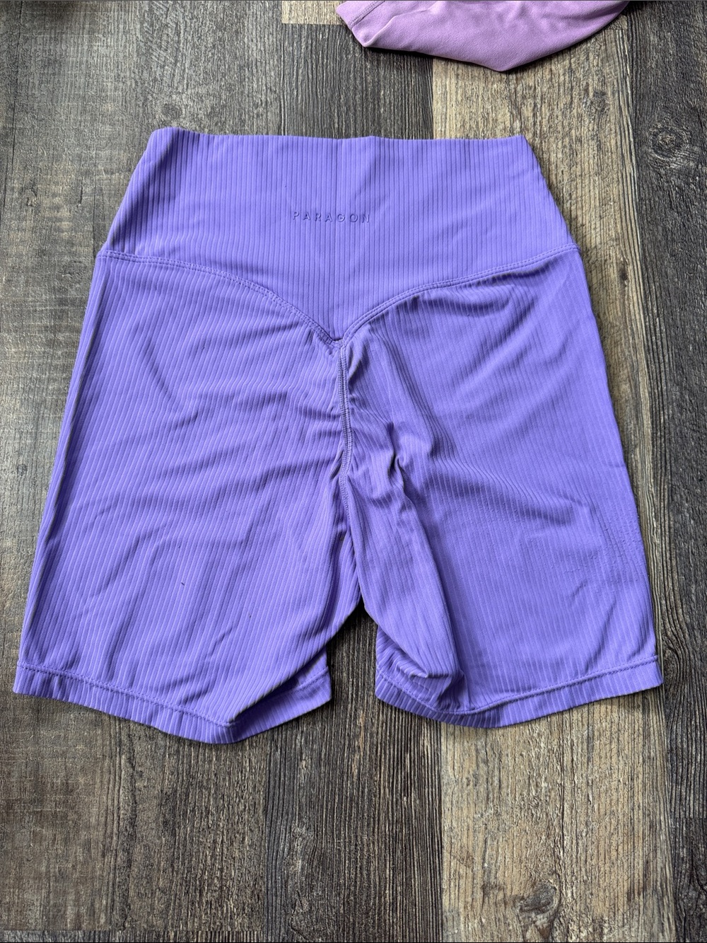 PARAGON cloudrib purple shorts 5”